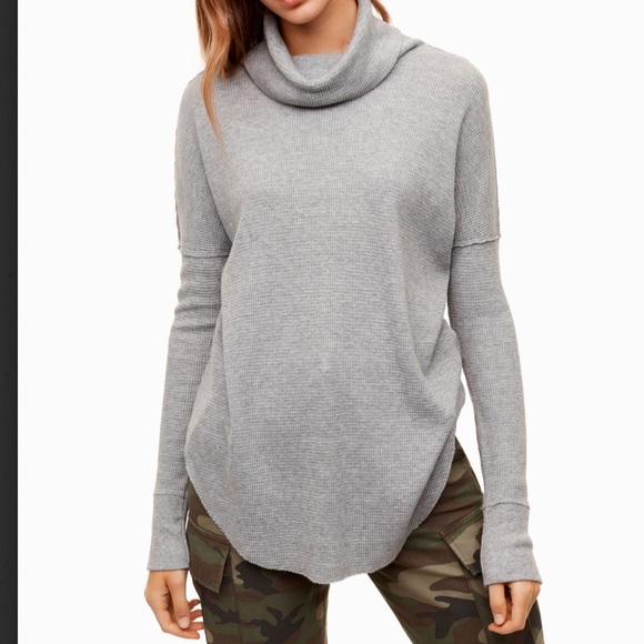 Aritzia Tops - TNA Thermal Cowlneck Top